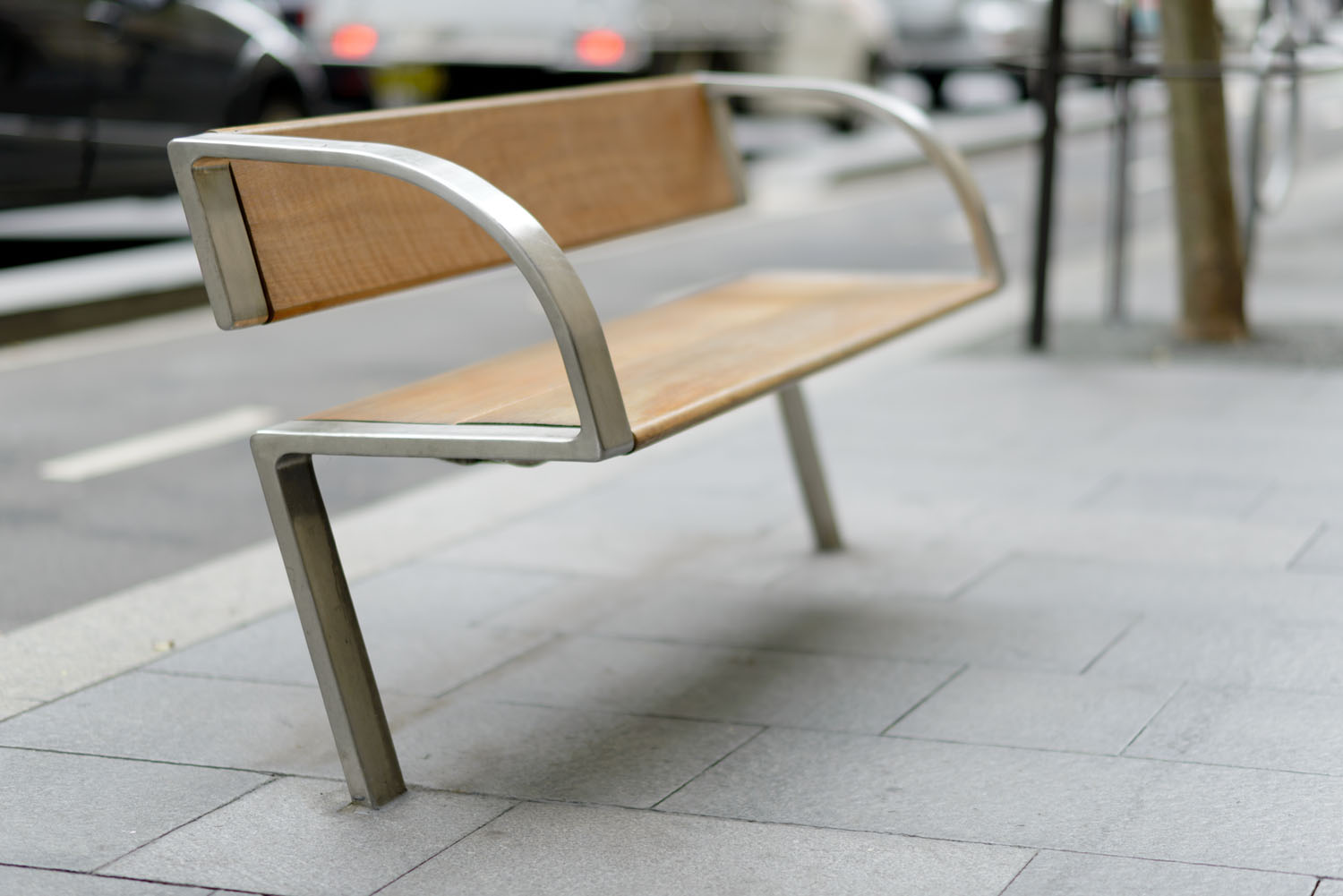 City of Sydney Street Furniture - Park Bench, by Tzannes Associates
