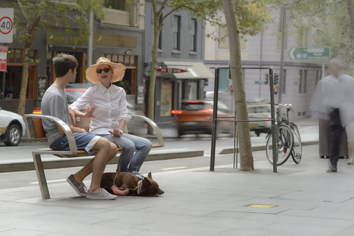 City of Sydney Street Furniture - Park Bench, by Tzannes Associates