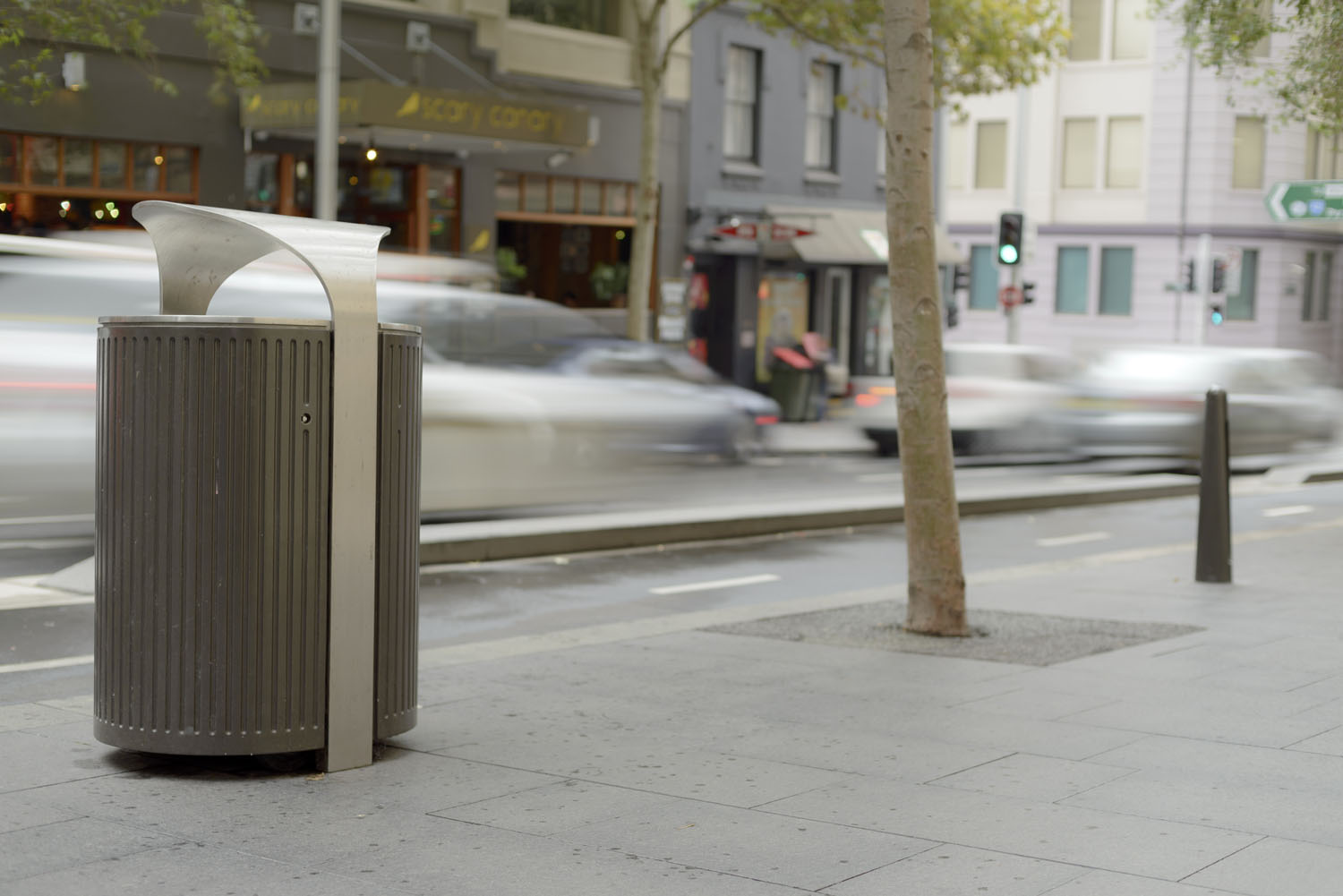 City of Sydney Street Furniture - Bin Enclosure, by Tzannes Associates