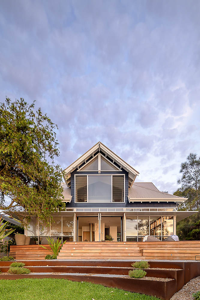 The Blue House, Lake Macquarie by Welsh + Major Architects