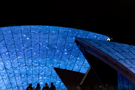 Watching Vivid Sydney, 2014