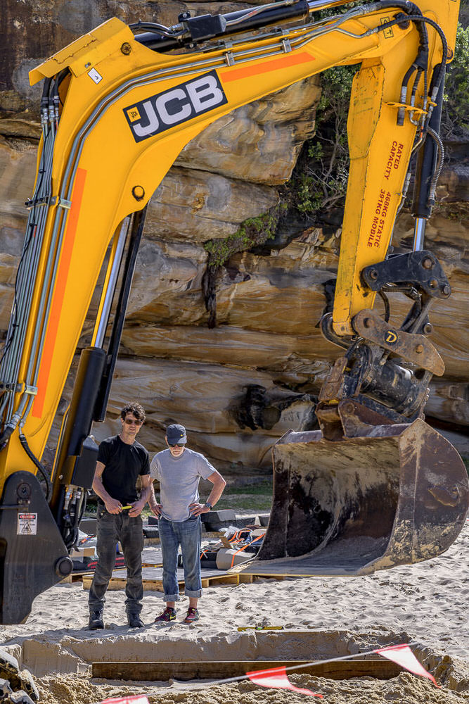 Shard 4, by James Gardiner, Sculpture by the Sea 2018 Installation