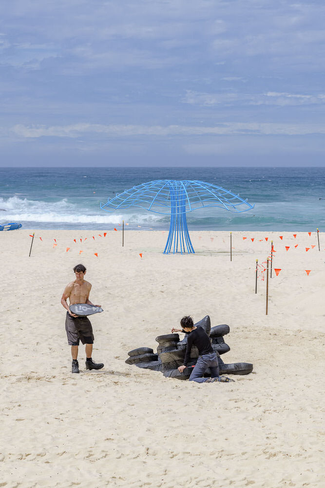 Shard 4, by James Gardiner, Sculpture by the Sea 2018 Installation