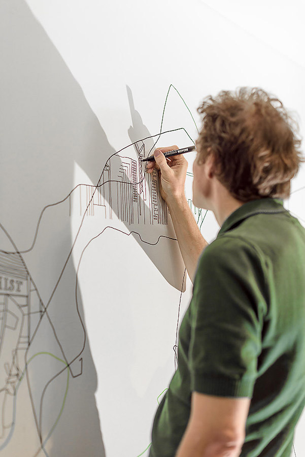 Richard Briggs Artist, Mural Portrait