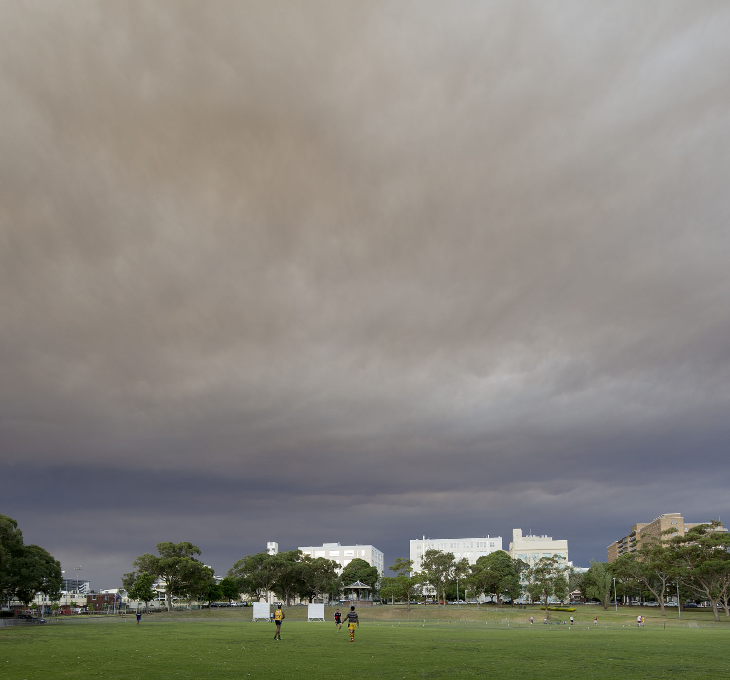 Smoky Skies, Camperdown NSW, Oct 2013